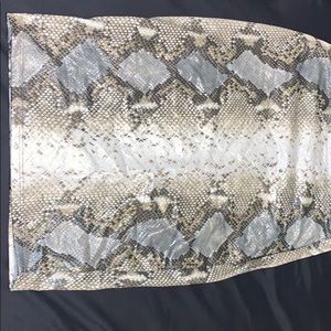 Snake skin skirt